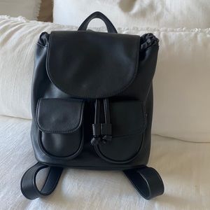 Target Wild Fable Faux Leather Black Backpack Mini